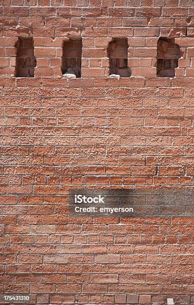 Mur Z Cegły Z Niches - zdjęcia stockowe i więcej obrazów Architektura - Architektura, Bez ludzi, Cegła