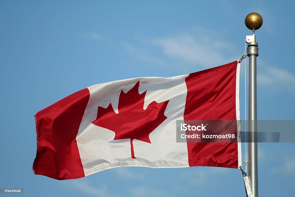 Bandeira do Canadá - Royalty-free Bandeira do Canadá Foto de stock