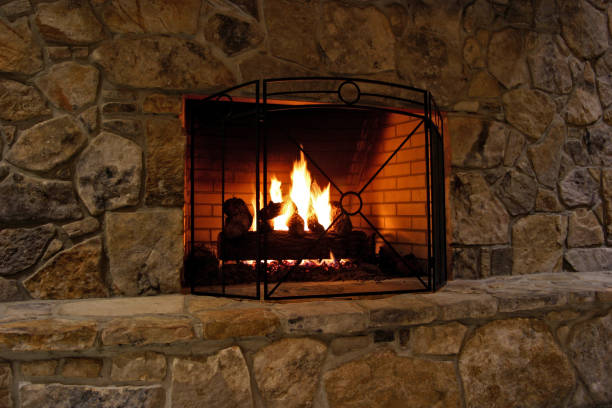 fireplace fireplace mickey mantle stock pictures, royalty-free photos & images