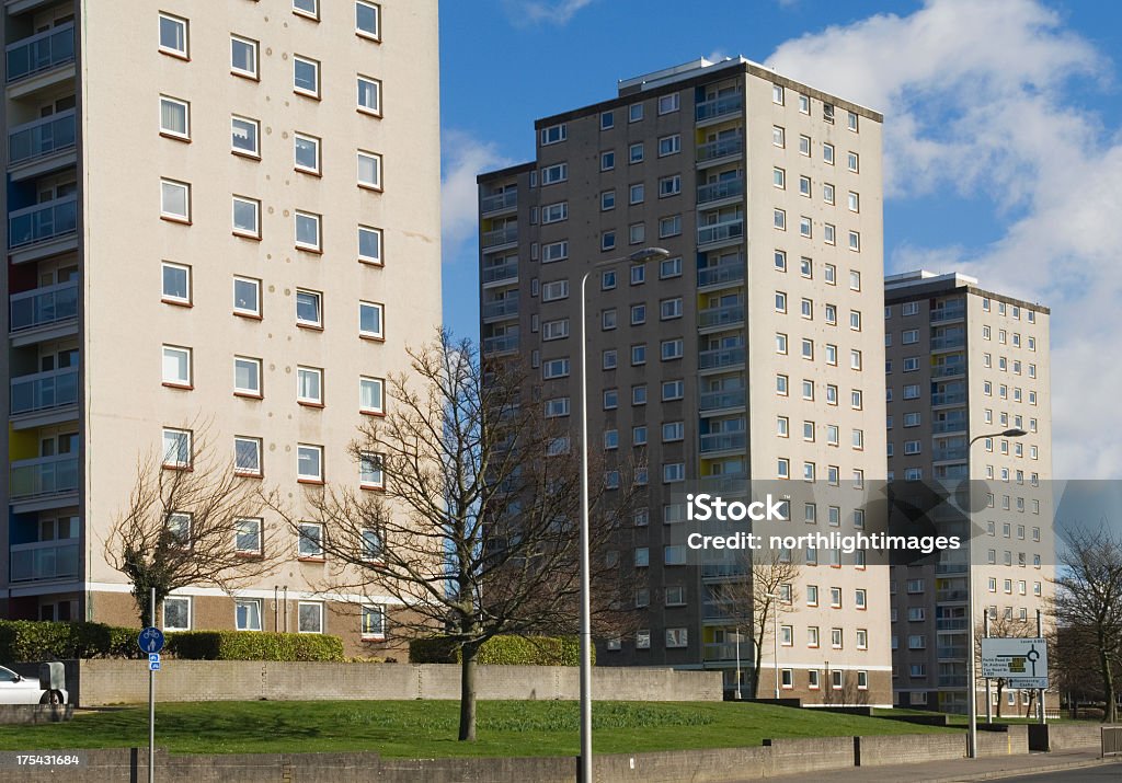 Blocks of flats Blocks of flats, Kirkcaldy, Fife, Scotland. Apartment Stock Photo