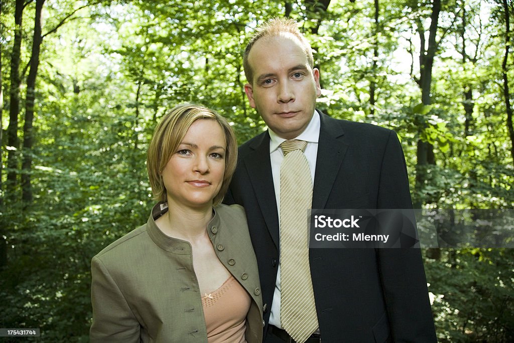 Paar Mann und Frau - Lizenzfrei Anzug Stock-Foto