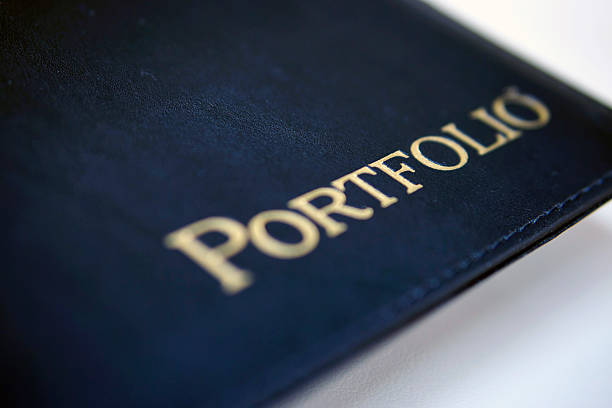 portafolio - pension investment retirement wall street fotografías e imágenes de stock