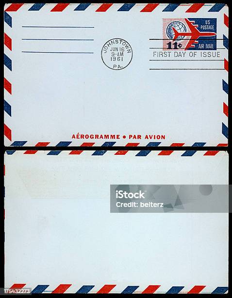 Photo libre de droit de Monture Air Courrier banque d'images et plus d'images libres de droit de 1970-1979 - 1970-1979, Timbre-poste, États-Unis