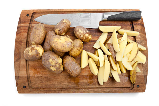 patatas fritas - french fries fast food french fries raw raw potato fotografías e imágenes de stock