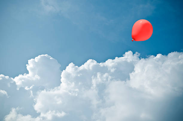 red baloon stock photo