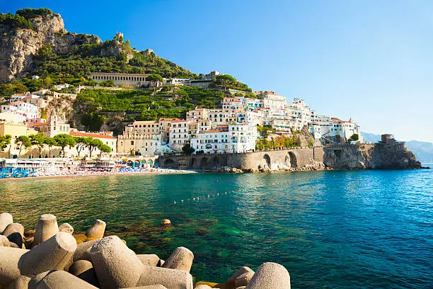 "Charming Amalfi town on Amalfi Coast (Campania, Italy)See also:"