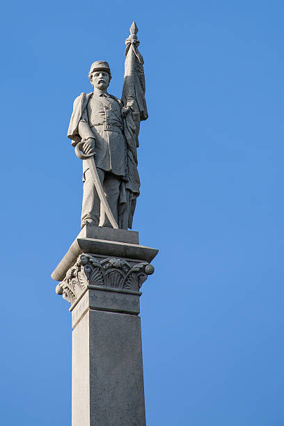 istock civil war soldier statue 175433125