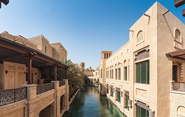 istock Traditional Arabic architecture wind towers Dubai UAE 175433186