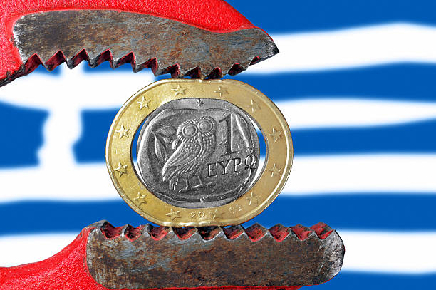 crise grego - greece crisis finance debt - fotografias e filmes do acervo