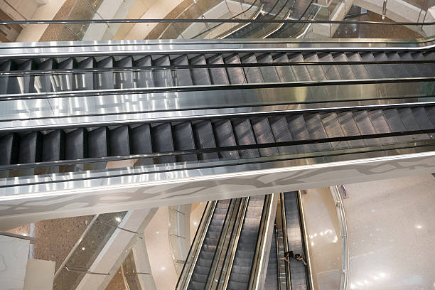 istock Escalators in a modern Shopping Center 175433605