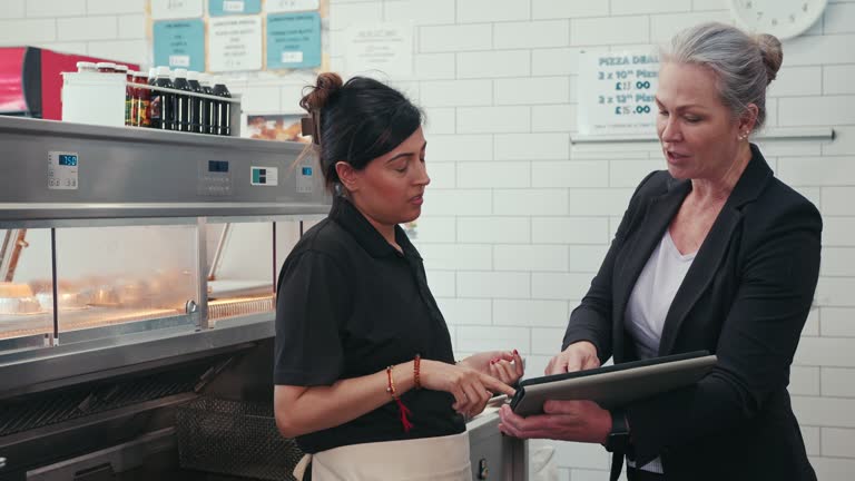 Showing the Financial Advisor around the Business