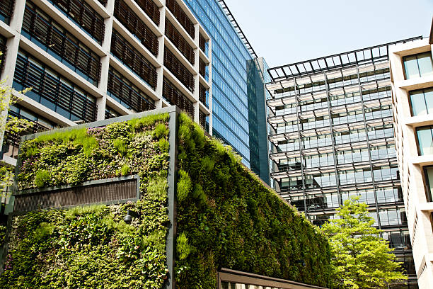 istock london architecture: modern office buildings with nature contrast 175433946