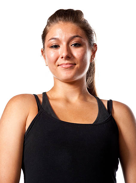istock Teenage Girl Posing on White 175434004