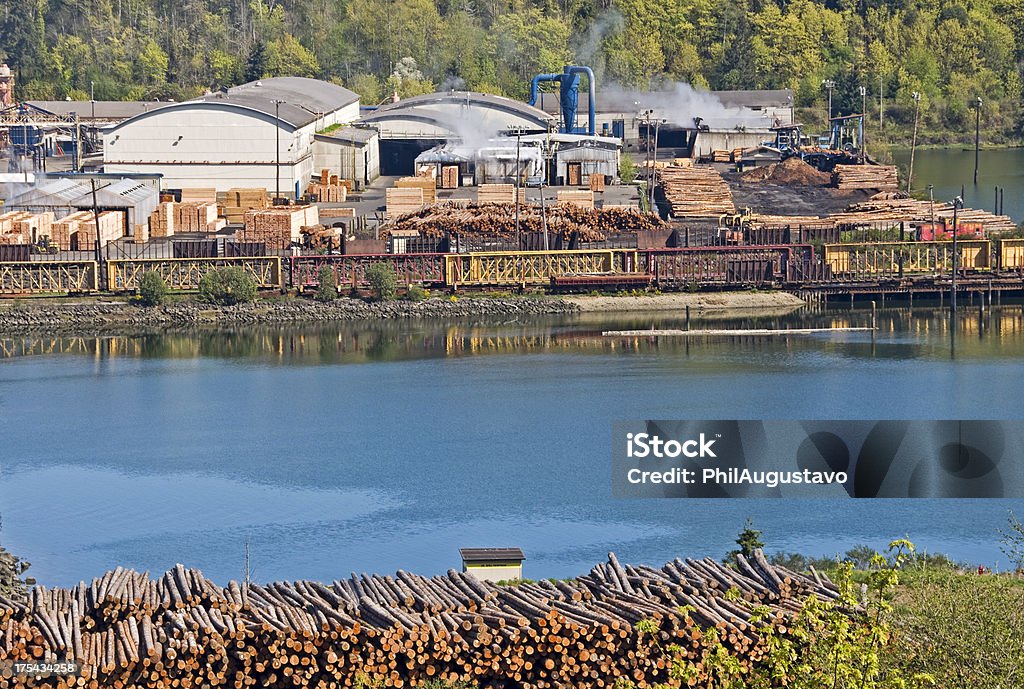 Lumber mill - Стоковые фото Штат Вашингтон роялти-фри