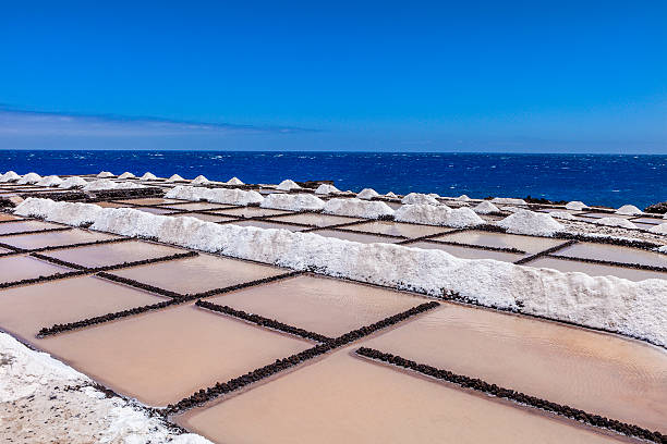 salinas de fuencaliente, la palma - la fuencaliente imagens e fotografias de stock