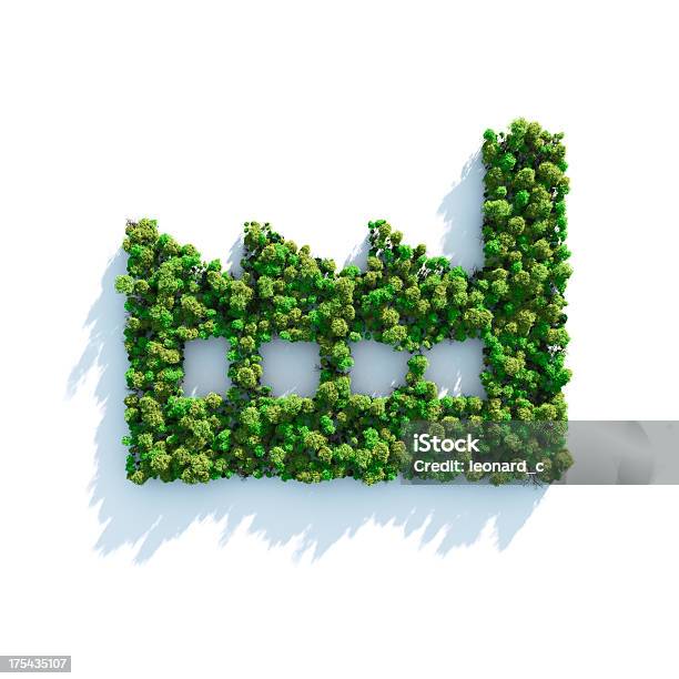 Green Settore - Fotografie stock e altre immagini di Industria - Industria, Colore verde, Conservazione ambientale