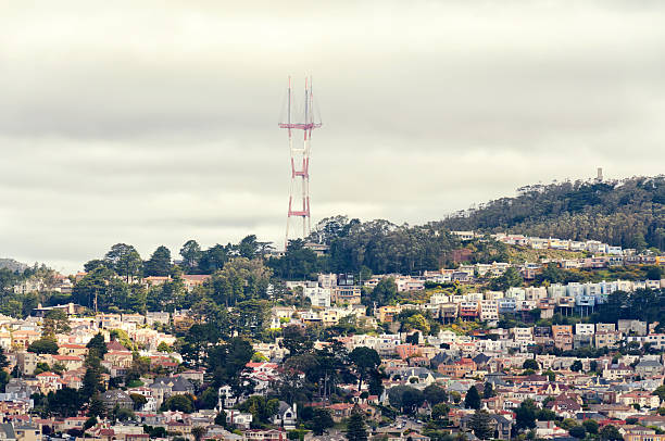 Torre de San Francisco Sutro - fotografia de stock