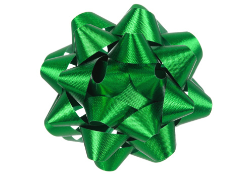 Green Holiday bow on a white background.PLEASE CLICK ON THE IMAGE BELOW TO SEE MY CHRISTMAS LIGHTBOX: