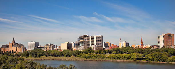 istock Saskatoon Riverbank Summer Panorama 175436661