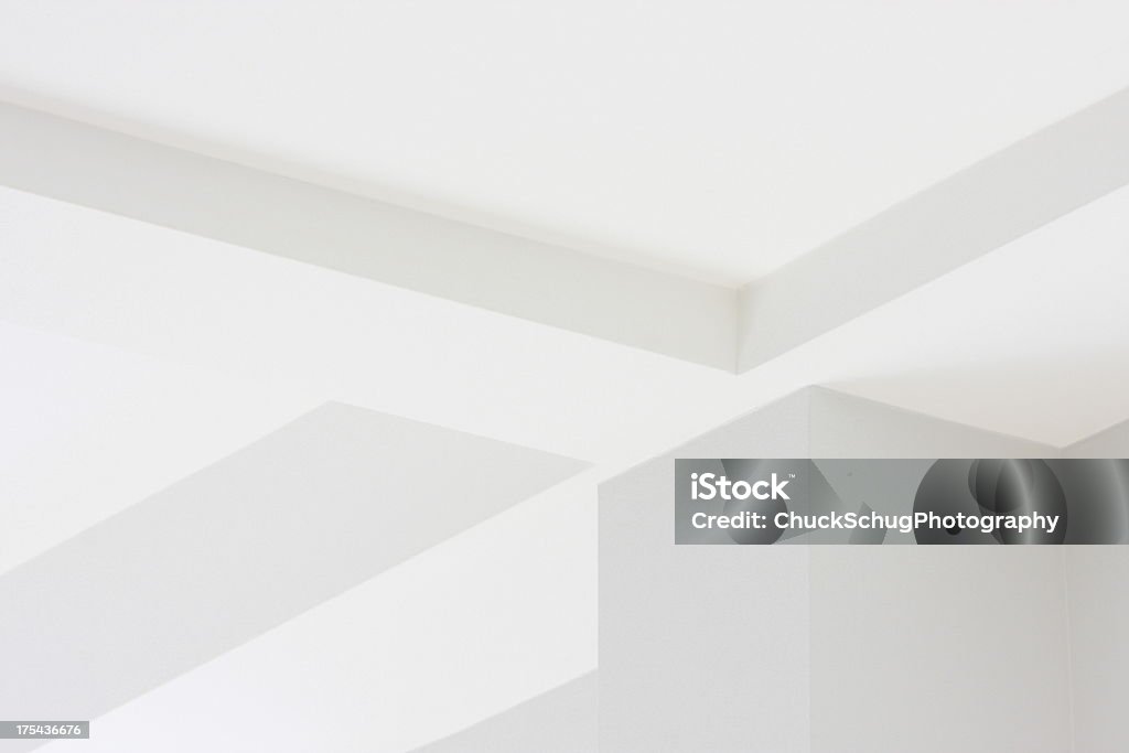 흰색 벽에 천장용 코너 건축양상 장식 - 로열티 프리 2차 도형 스톡 사진