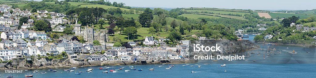 Città di Fowey in Cornovaglia Regno Unito - Foto stock royalty-free di Fowey