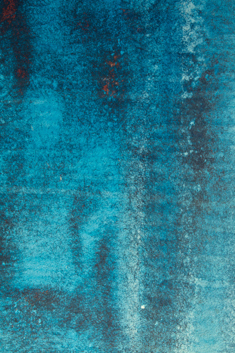 Faint Rusty Blue Rusty Blue Grunge Background With Stains From Erosion Stock Photo ...