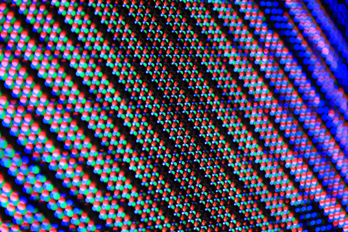 rainbow patrón de LED photo