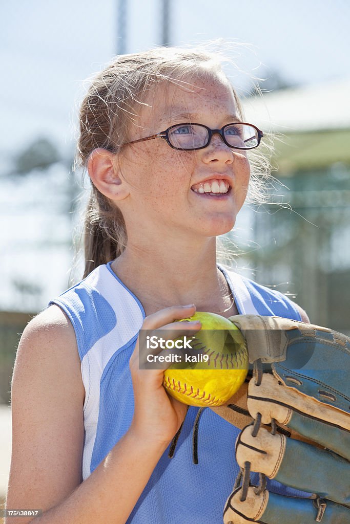 Giocatore di Softball - Foto stock royalty-free di Bambino