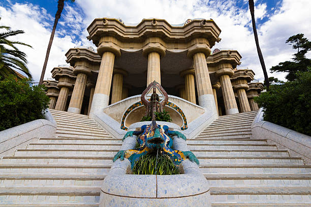 istock Park Güell. Main entrance 175439463