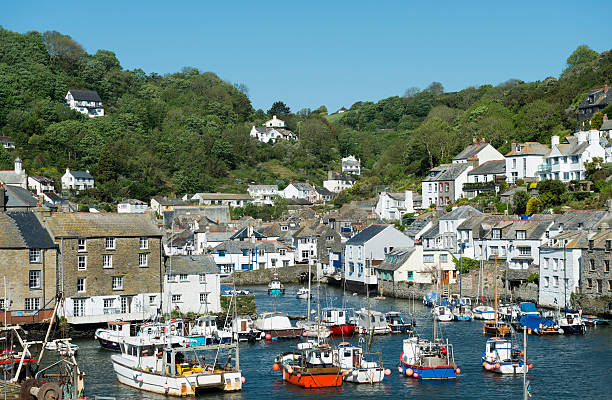 istock Polperro Fishing Village in Cornwall UK 175439471
