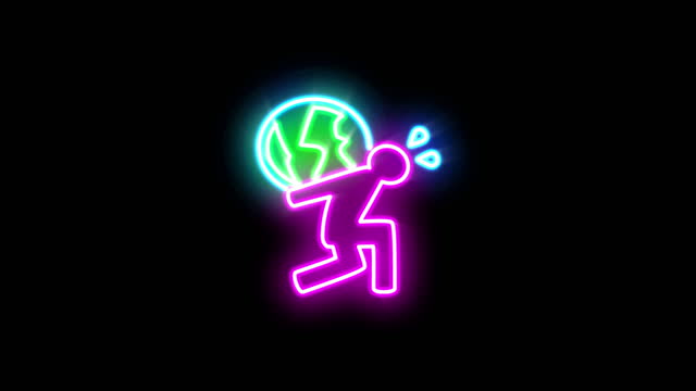 Colorful Neon Icon
