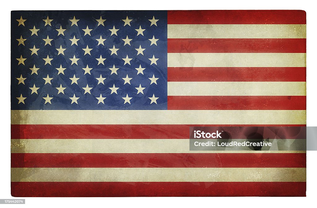Америки Флаг гранж - Стоковые фото Американская культура роялти-фри