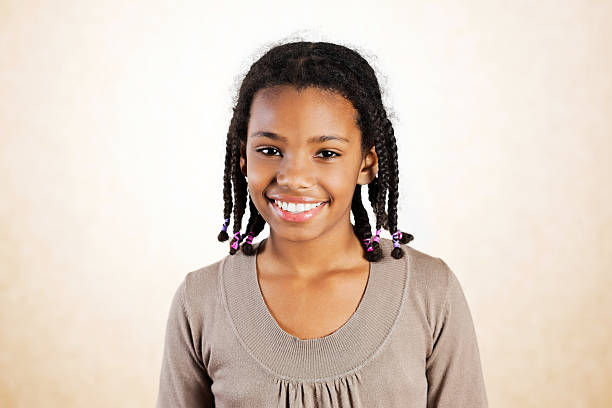 istock Cheerful African American girl. 175442135
