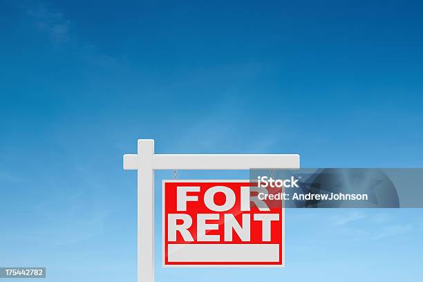 Real Estate Sign Stockfoto und mehr Bilder von Ausverkauf - Ausverkauf, Blau, Eigenheim