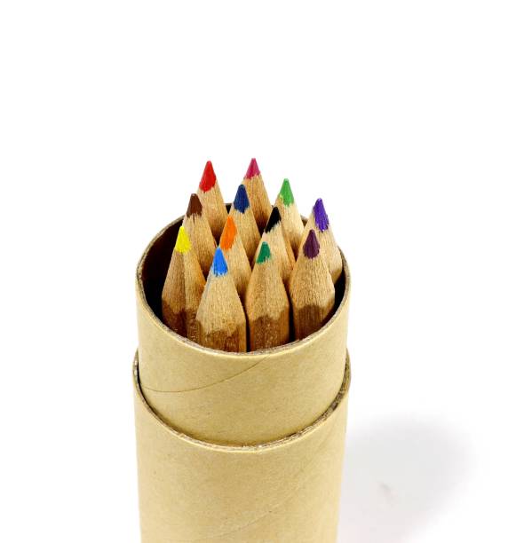 istock A set of colored pencils in a package for children's creativity. 1754428636