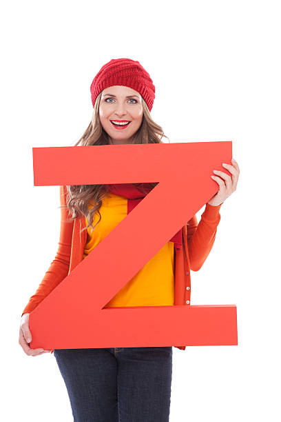istock Woman holding letter Z. 175443383