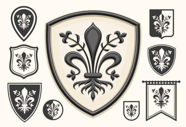 150+ Symbol Of Florence Lily Italy Stock Photos, Pictures