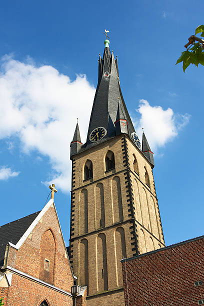 istock St. Lambertus Church Belltower. Dusseldorf. Germany. 175444152