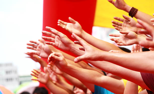 istock lot of hand competition 175444203