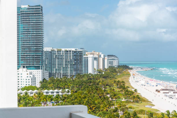 istock Photo of Miami Beach Florida from a balcony 1754442802