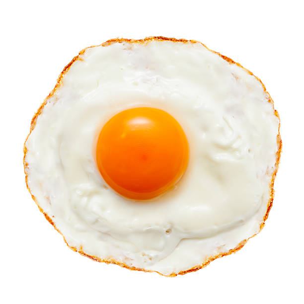 spiegelei - eggs fried egg egg yolk isolated stock-fotos und bilder