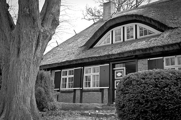 Baeckerhus, converted bakery now holiday apartments, located in Wiek on Wittow Peninsula, Ruegen, Mecklenburg-Vorpommern, Germany