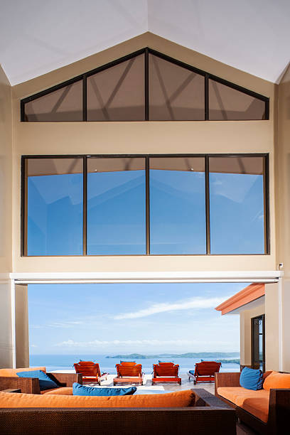 istock Luxury home over looking the ocean 175445317