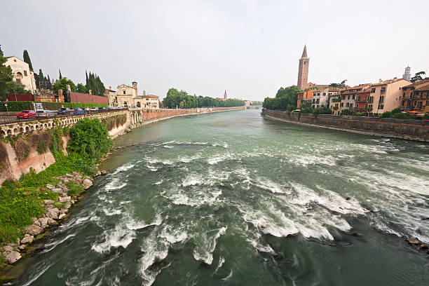 istock Verona view from Ponte pietra (stone bridge). Italy. 175446121