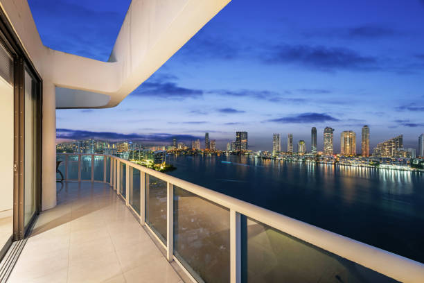 Photo taken from a private residence somewhere in Miami Florida