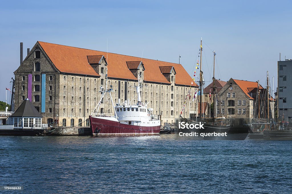 Am Wasser in Kopenhagen - Lizenzfrei Anlegestelle Stock-Foto