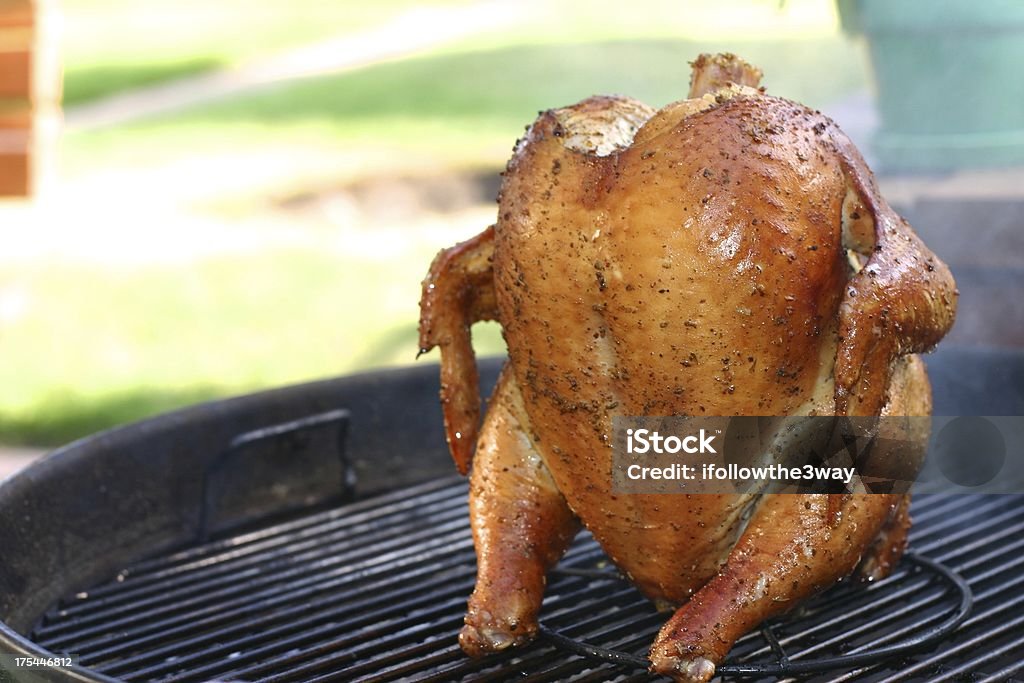 Beercan pollo - Foto de stock de Pollo libre de derechos