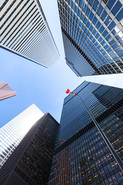 istock Financial District Modern Office Buildings 175447515