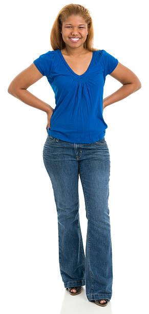 istock Smiling Young Woman Standing 175447618