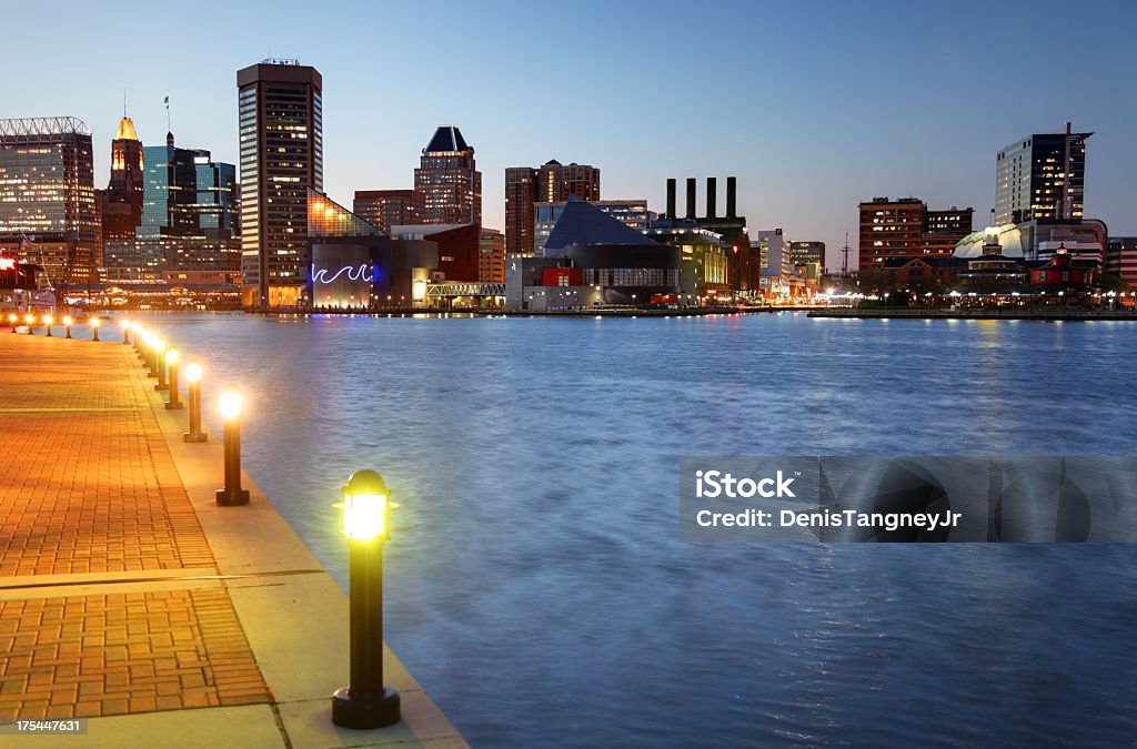 Baltimore Inner Harbor firmy - Zbiór zdjęć royalty-free (Baltimore - Stan Maryland)